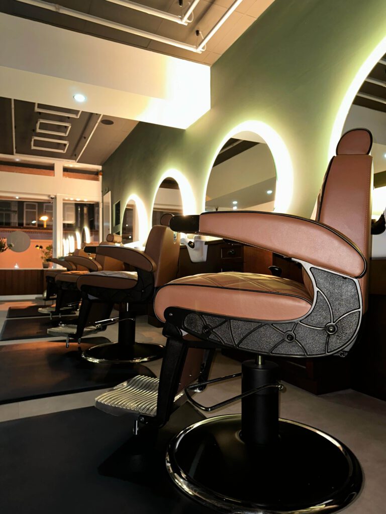 Interieur barbershop The Matador Breda
